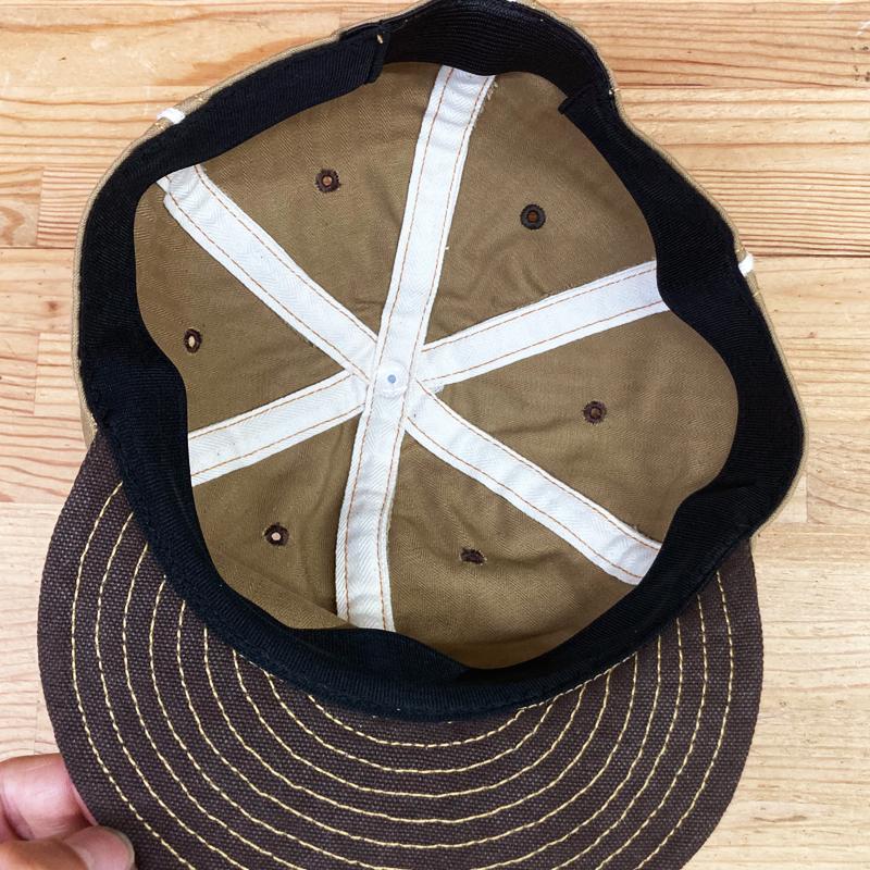 D AND H SAND PIPING COTTON HERRINGBONE CAP