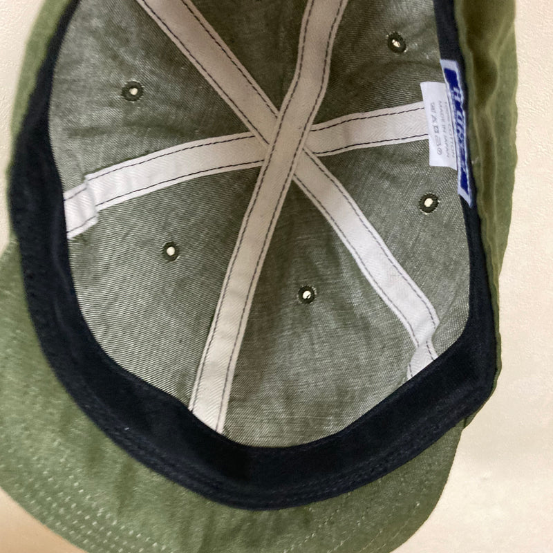 D AND H Cotton Linen Light Chino Air Cap Short Brim