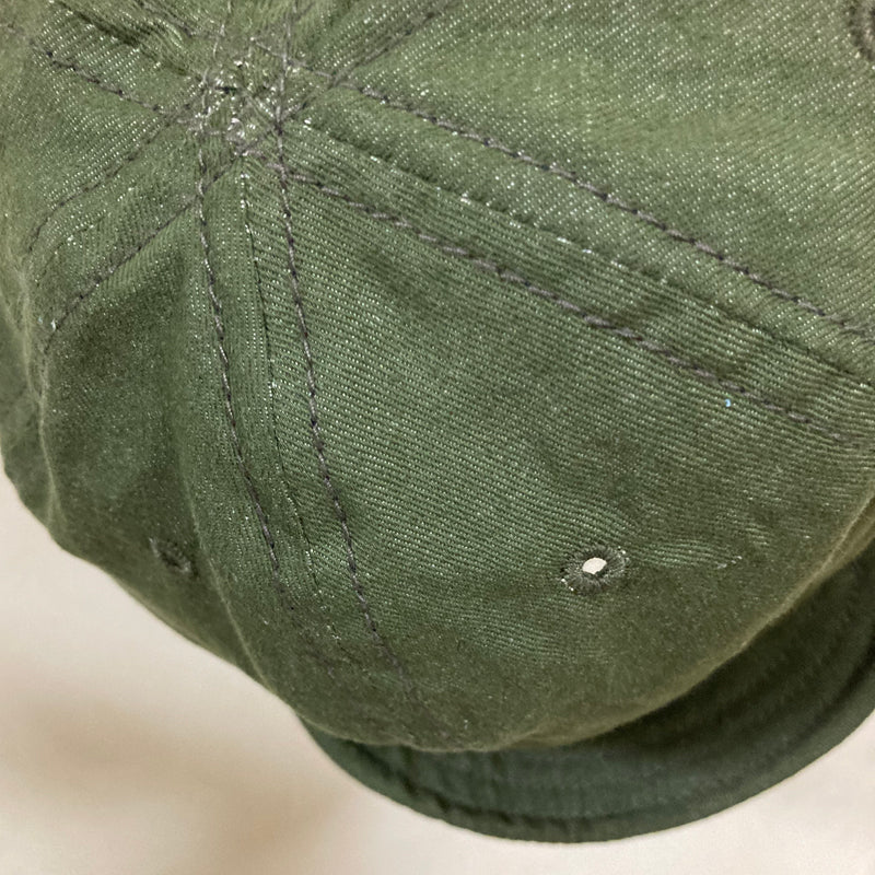D AND H Cotton Linen Light Chino Air Cap Short Brim