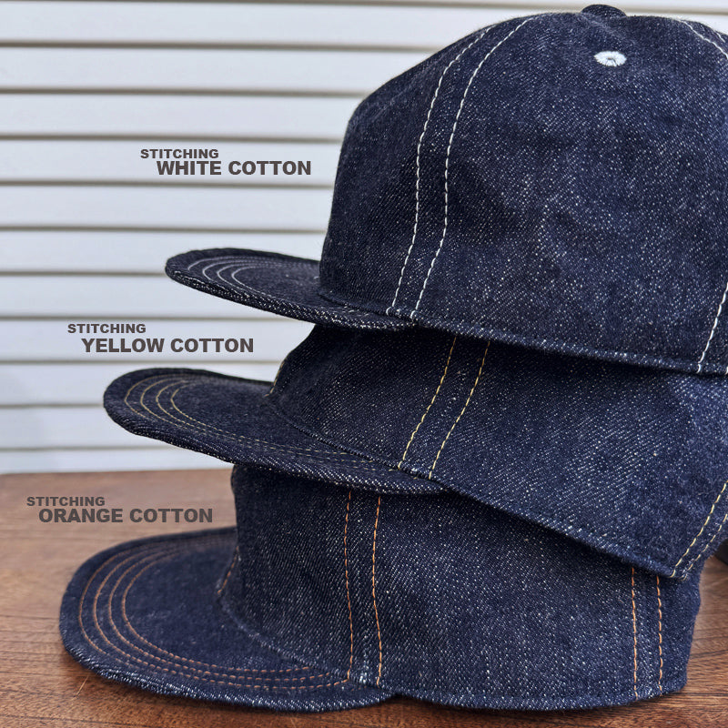 D AND H 15oz selvedge raw denim BB cap fabric from KURASHIKI JAPAN
