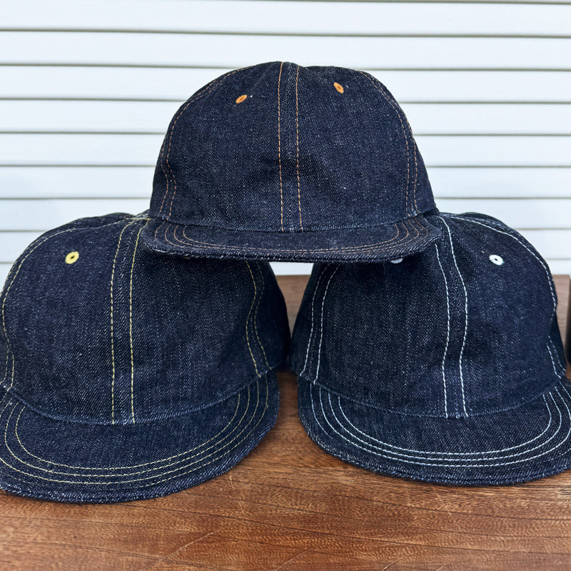 D AND H 15oz selvedge raw denim BB cap fabric from KURASHIKI JAPAN