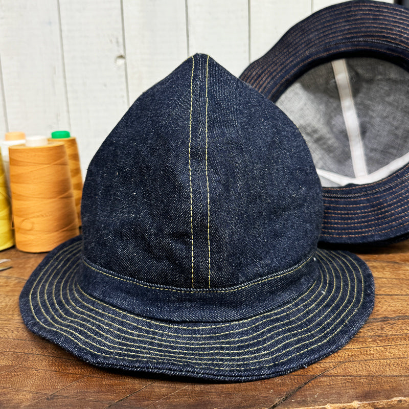 D AND H 15oz selvedge raw denim mountain hat fabric from kurashiki