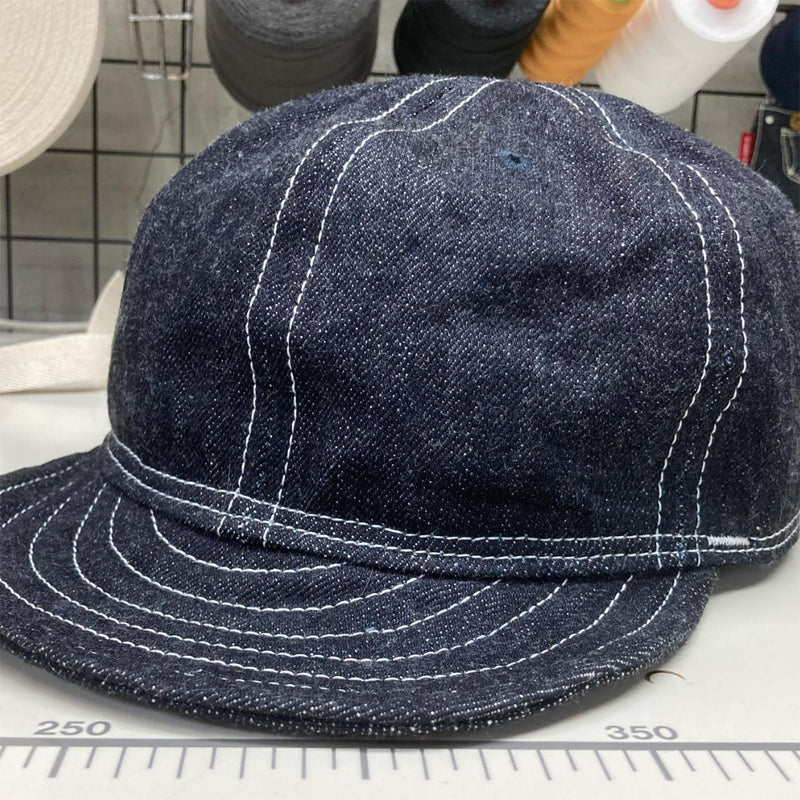 14oz Raw denim cap fabric from Kurashiki Japan