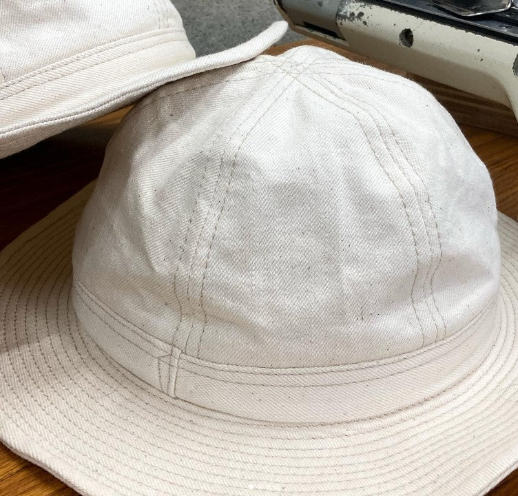 【MADE TO ORDER】D AND H Natural denim army hat XL(62-63cm)