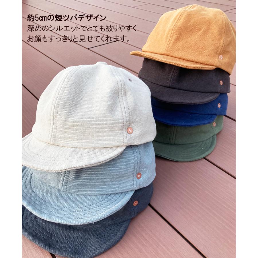D AND H BASEBALL HONO CAP using Kurashiki Canvas No. 8 bio-washed fabric