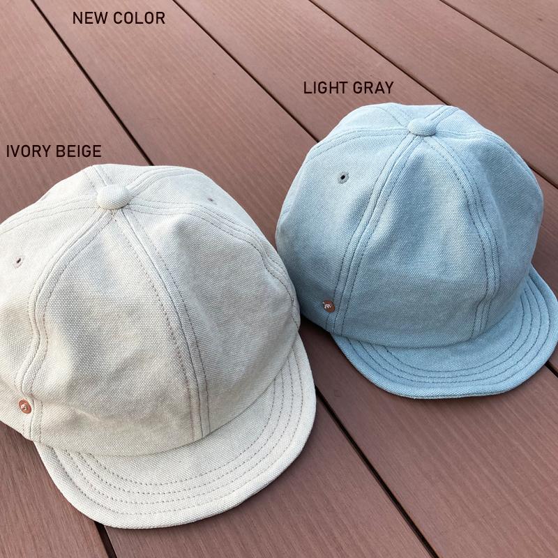 D AND H BASEBALL HONO CAP using Kurashiki Canvas No. 8 bio-washed fabric