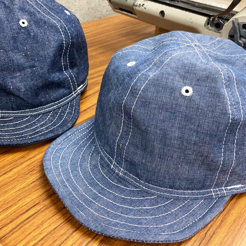 D AND H DUNGAREE SUMMER BB cap fabric from Kurashiki Japan