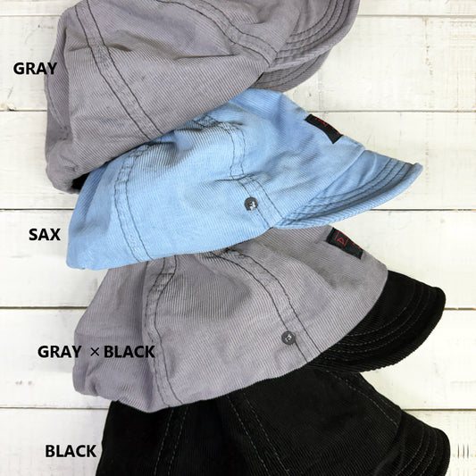 D AND H COTTON FINE-WALE CORDUROY HONO CAP fabric from JAPAN