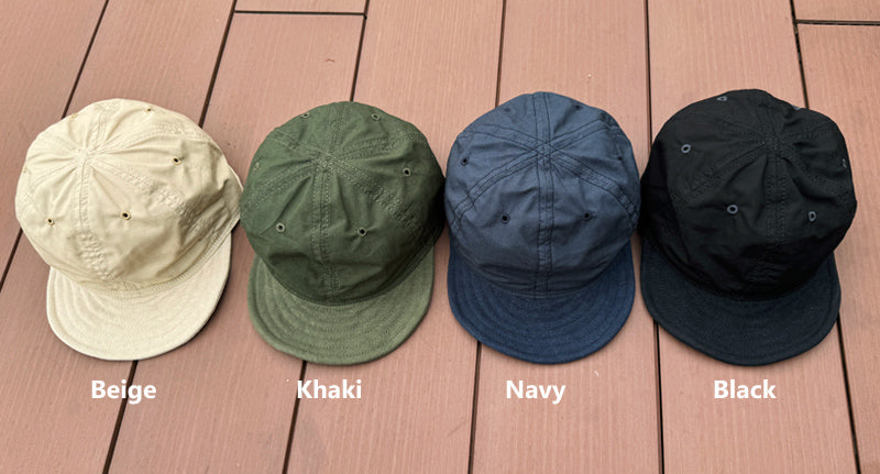 D AND H Ripstop army cloth and Kurashiki canvas combination cap