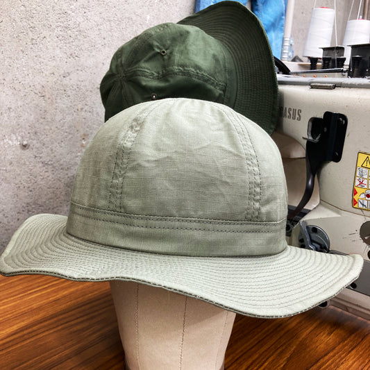 NEW COLOR LIGHT OLIVE RIP STOP COTTON Summer ARMY HAT