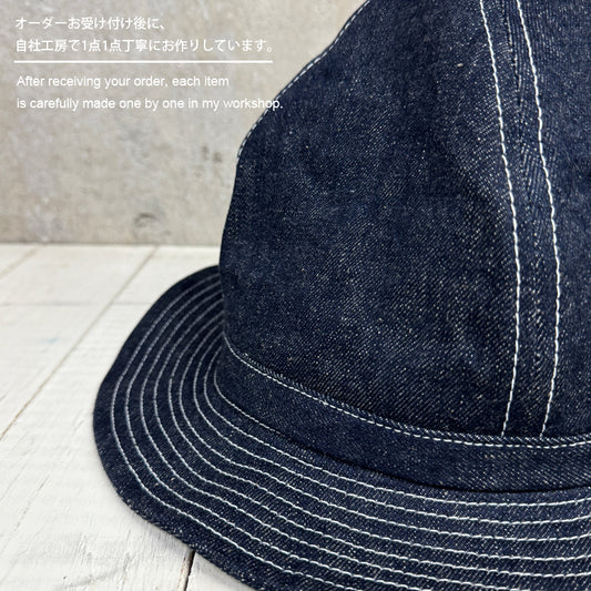 D AND H 15oz selvedge raw denim mountain hat fabric from kurashiki