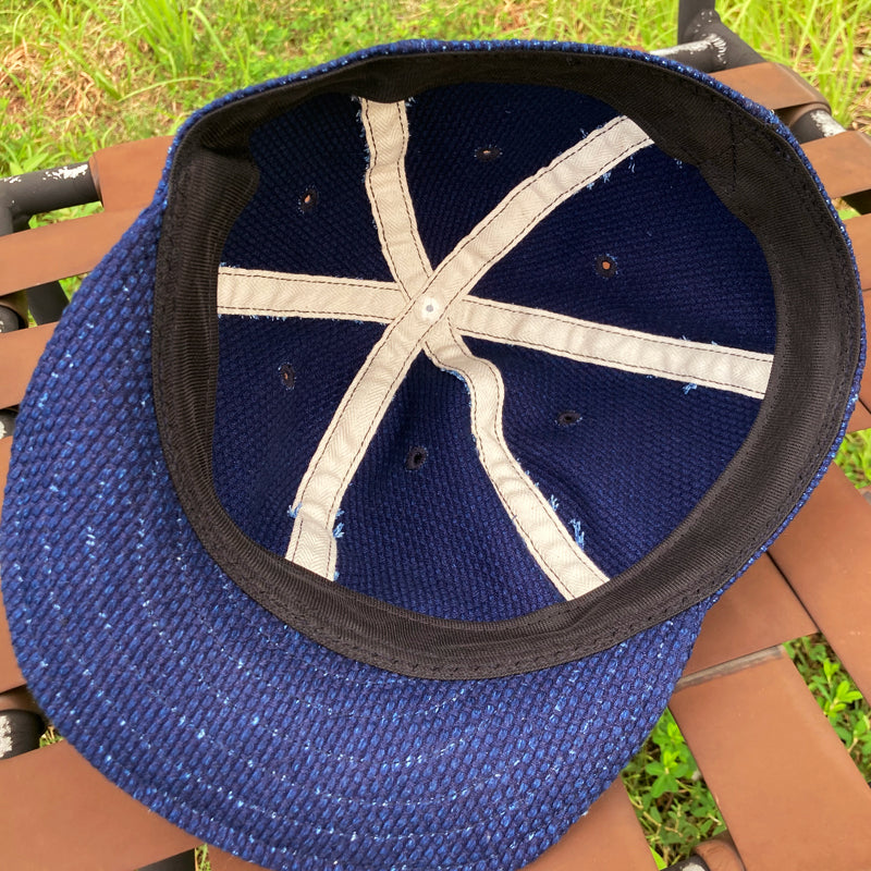 D AND H Indigo SASHIKO cap 10 sizes