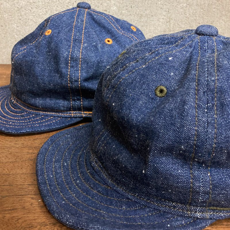 D AND H Light denim cap with neps Summer denim cap 10 sizes Available in  different brims