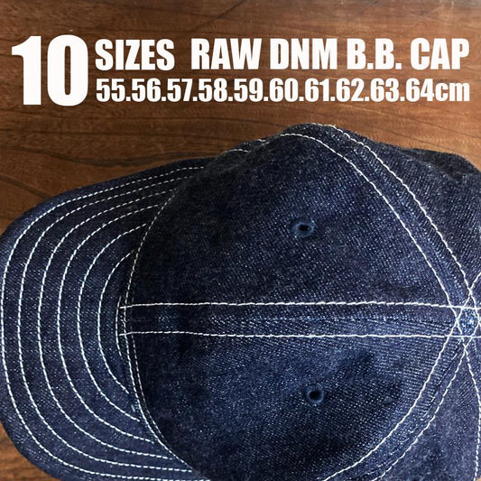 13.5oz Raw denim BB cap fabric from Kurashiki Japan