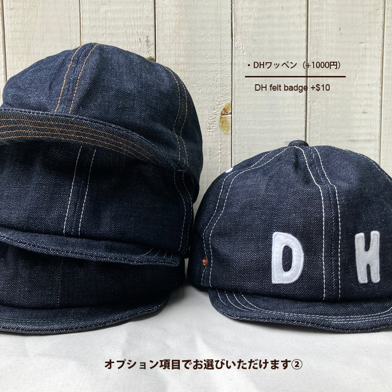 D AND H BASEBALL HONO DENIM SHORT BRIM CAP　