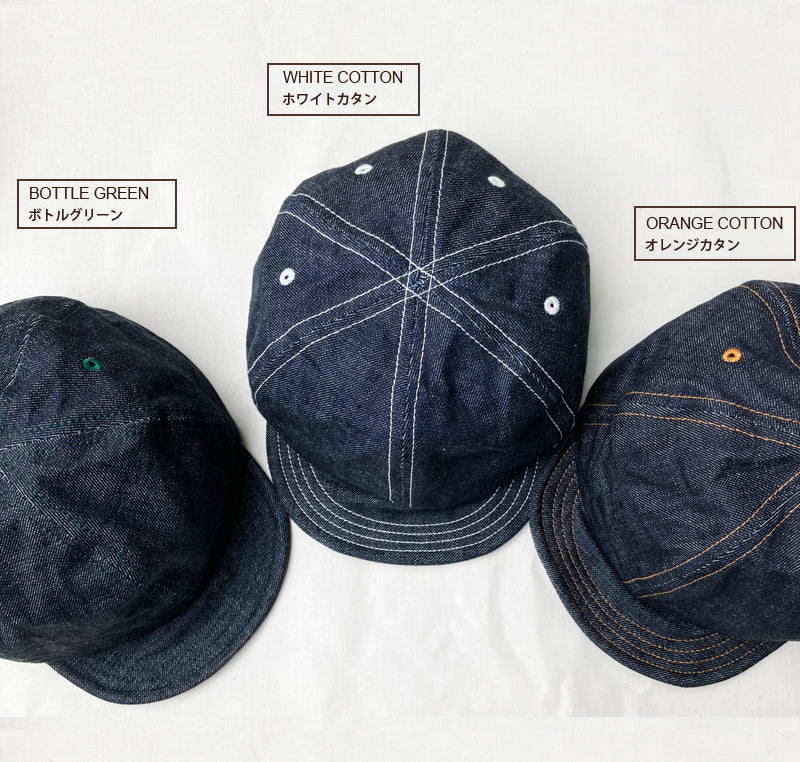 D AND H BASEBALL HONO DENIM SHORT BRIM CAP　