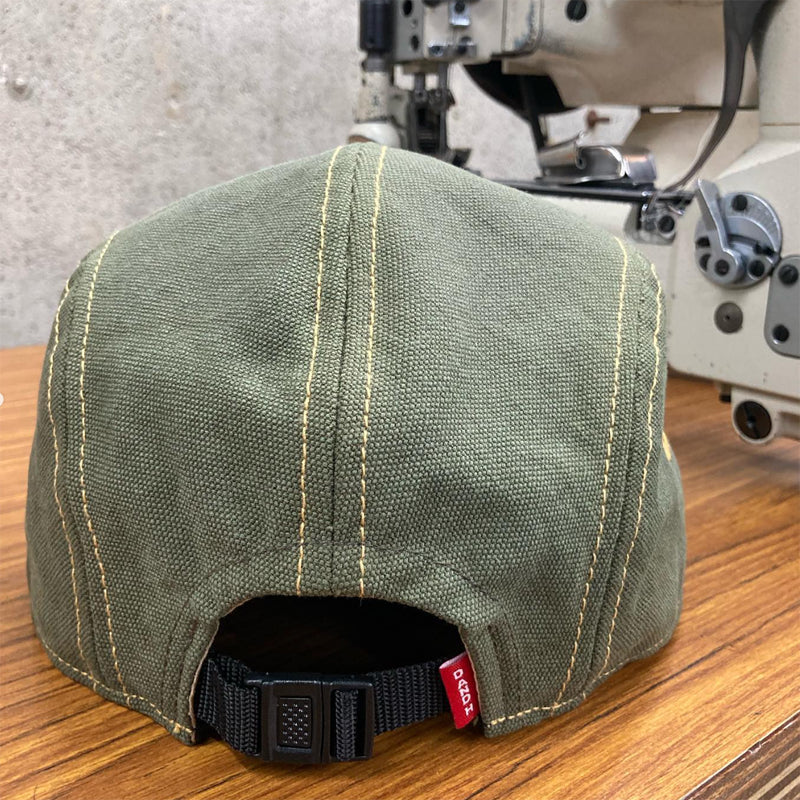 D AND H Kurashiki canvas olive jet cap